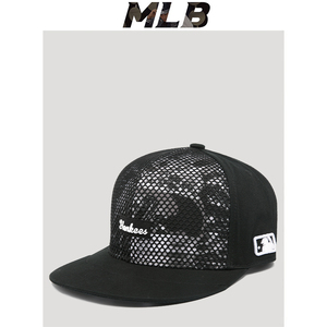 mlb棒球帽女秋冬专柜正品yankees经典百搭潮牌网红平檐网状鸭舌帽