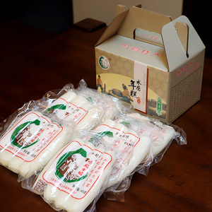 宁波慈城鸣鹤古镇水磨年糕礼盒装2.4kg 正宗传统农家特产手工年糕