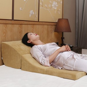 卧床老年人垫脚枕头半躺住院侧卧病人医用加厚偏瘫患者三角形靠垫