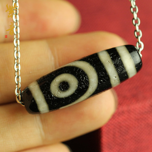 天珠项链男九眼