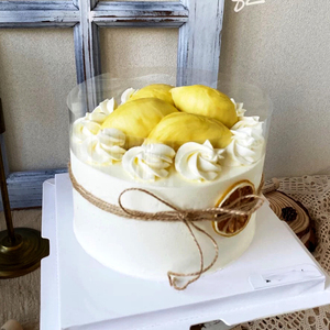 网红泰国金枕头榴莲肉生日蛋糕上海同城配送