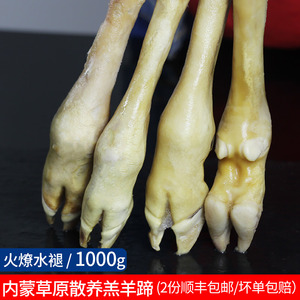 新鲜羊蹄子清真生羊蹄子羊脚羊爪生羊肉内蒙古锡盟羊杂羊下货2斤