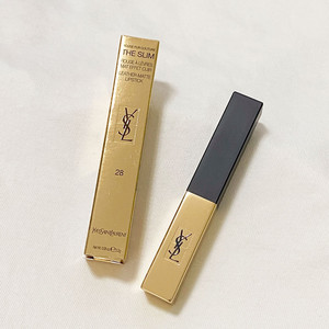 现货 ysl口红 小金条28 橘棕胡萝卜色 黄皮显白