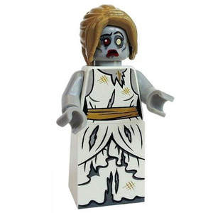 lego 乐高 怪物战士系列 人仔 mof010 僵尸新娘 9465 稀有
