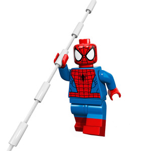 lego 乐高 超级英雄 76037 蜘蛛侠 红色小腿版 sh205 原配蜘蛛丝
