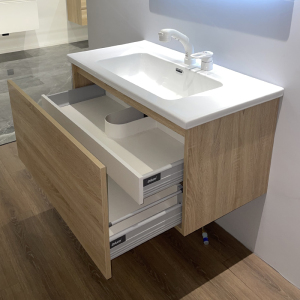 卫生间洗手台儿童浴室柜组合卡通陶瓷彩色高低子母洗脸漱盆2人付款