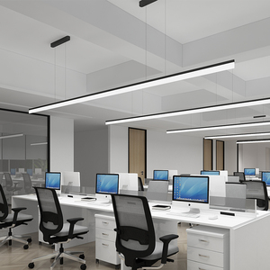 办公室吊灯LED长条灯现代简约创意个性商业工程照明吧台餐厅灯具