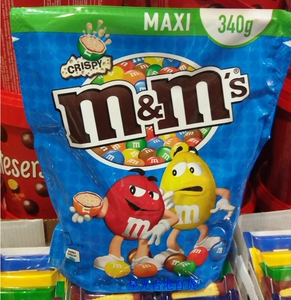 现货澳大利亚 玛氏mars m&ms 脆米朱古力mm豆袋装/桶装 多可选