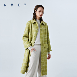 古木夕羊双面呢大衣