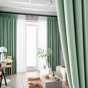 北欧风格窗帘莫兰迪色