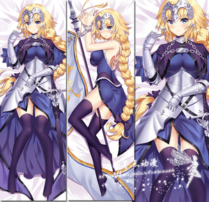 fate动漫周边礼服贞德等身抱枕二次元小靠枕fgo枕套定制生日礼物