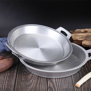 加厚吕平底锅商用铸铝老式铝制煎饼铛鏊子烙饼锅tb2063976644313