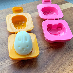 日本进口儿童鸡蛋模具便当水煮蛋造型小兔熊车鱼创意早餐制作神器
