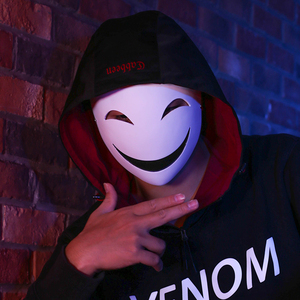 动漫蛭子影胤树脂面具化妆舞会搞怪恐怖恶魔鬼脸漆黑的子弹影胤