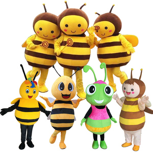 小蜜蜂人偶服装可爱行走卡通公仔服道具昆虫蚂蚁演出玩偶蜜蜂衣服