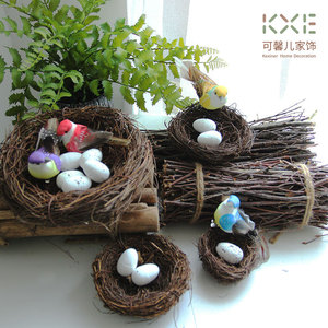 假鸟窝装饰