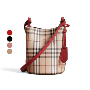 burberry/巴宝莉女包经典时尚战马格纹水桶包博柏利单肩斜挎包
