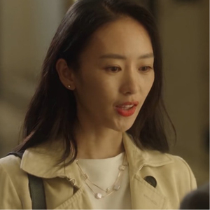 毛衣链秋冬高档轻奢小众项链女三十而已顾佳同款珍珠母贝高级感