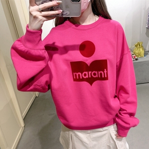 isabel marant 字母logo落肩加绒卫衣女22春夏小囧妹香港代购直邮