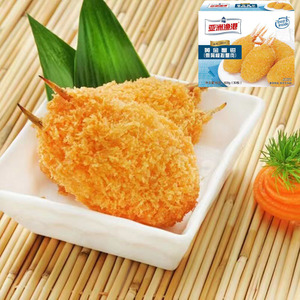 亚洲渔港黄金蟹钳600g油炸小吃蟹肉奶茶汉堡店西餐厅专用30枚