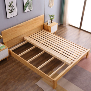 折叠实木床板条1.8米1.5米床松木排骨架床架垫片榻榻米床支撑架