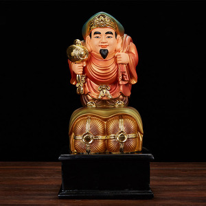 大黑天财神像 李居明 树脂佛像 密宗 招财风水摆件供奉大时 16寸