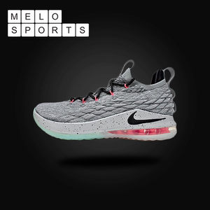 nike lebron 15 lbj詹姆斯15 黑白金骑士南海岸篮球鞋ao1756-005