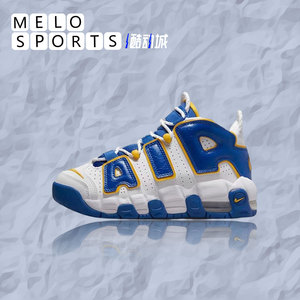 nike air more uptempo 皮蓬白蓝色大air复古篮球鞋dz2759-141