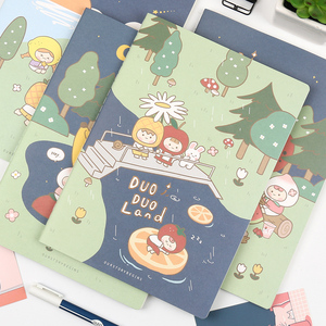 初品卡通手帐本多多岛奇妙之夜车线本创意可爱唯美笔记本日记本