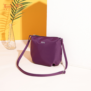 莱夫女包牛津布斜挎包女单肩帆布迷你小包包中年妈妈时尚休闲轻便