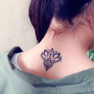 瑜伽人专属 xixi 曼陀罗莲花纹身贴可爱女生防水小清新瑜伽纹身贴
