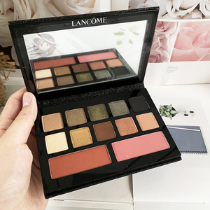 妖精家 法国兰蔻豪华眼影盘|十色眼影 2块大腮红|百搭实用盘|显色