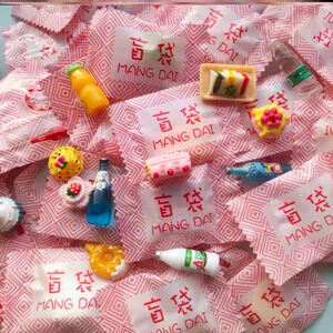 芭比娃娃的迷你食物日本抖音食玩小厨房的超市小零食模型盲盒模型