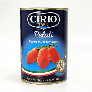 意大利整颗去皮番茄罐头0脂肪批萨意面原料PEELED PLUM TOMATOES