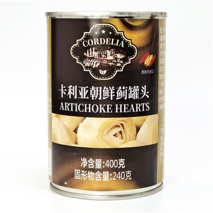 400g西班牙卡利亚朝鲜蓟洋蓟心罐头carfruit artichoke hearts