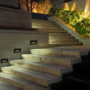 led嵌入式地脚灯室外户外防水楼梯过道踏步灯花园公园草坪台阶灯