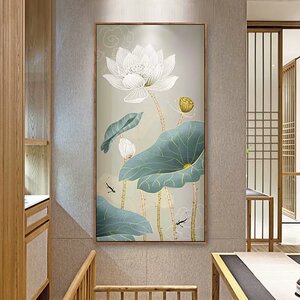 山水画挂画入门玄关