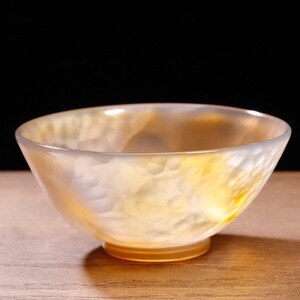 促销申子玉魂巴西红料玛瑙碗玉石工艺品手工精美制作匠心之作碗具