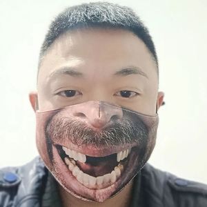 搞怪口罩沙雕面罩搞笑人脸恶搞仿真人表情丑脸奇葩口罩另类好玩的