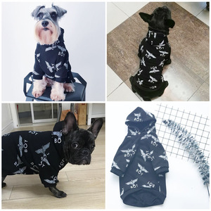 法斗衣服巴哥衣服秋冬保暖狗狗衣服雪纳瑞泰迪中小型犬猫咪服饰黑