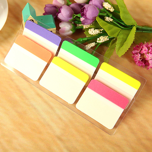 便利贴塑料指示贴标签贴透明办公文具分类贴文件索引贴pet资料贴