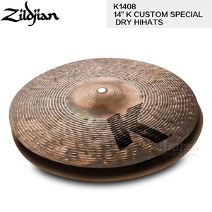 知音 zildjian 镲片 k custom special dry hihat踩镲k1408 k1413