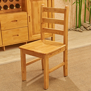 全实木柏木家具餐椅实木椅子简约现代休闲靠背椅书桌椅中式家用