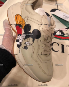 在途gucci/古驰disney迪士尼米老鼠米奇联名款老爹鞋男女休闲鞋