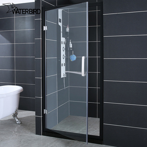 一字型浴室钢化玻璃门
