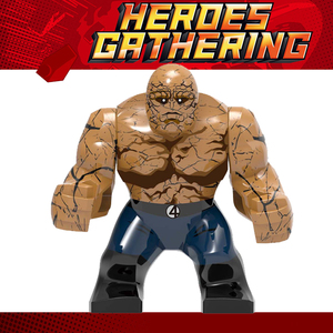 兼容乐高超级英雄石头人神奇四侠第三方益智拼装积木大人仔玩具