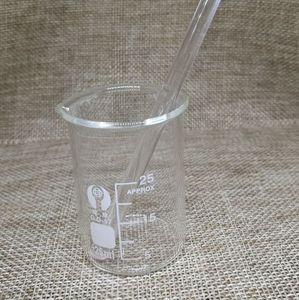 diy口红工具25ml玻璃烧杯 耐高温 量杯 带刻度 化学实验耗材