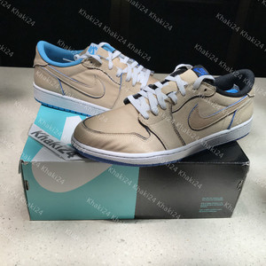 khaki24 air jordan 1 aj1 沙漠白蓝鸳鸯刮刮乐低帮sb cj7891-200