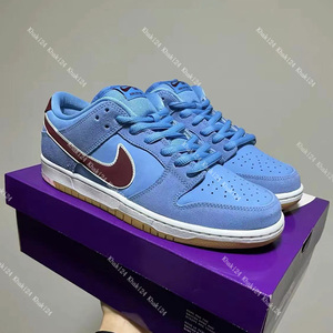 khaki24 nike sb dunk蓝色费城泡泡糖复古休闲低帮板鞋dq4040-400