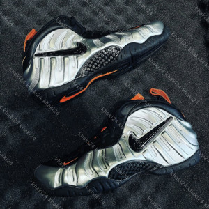 khaki24 nike air foamposite pro 黑银泡 万圣节喷泡 ct2286-001